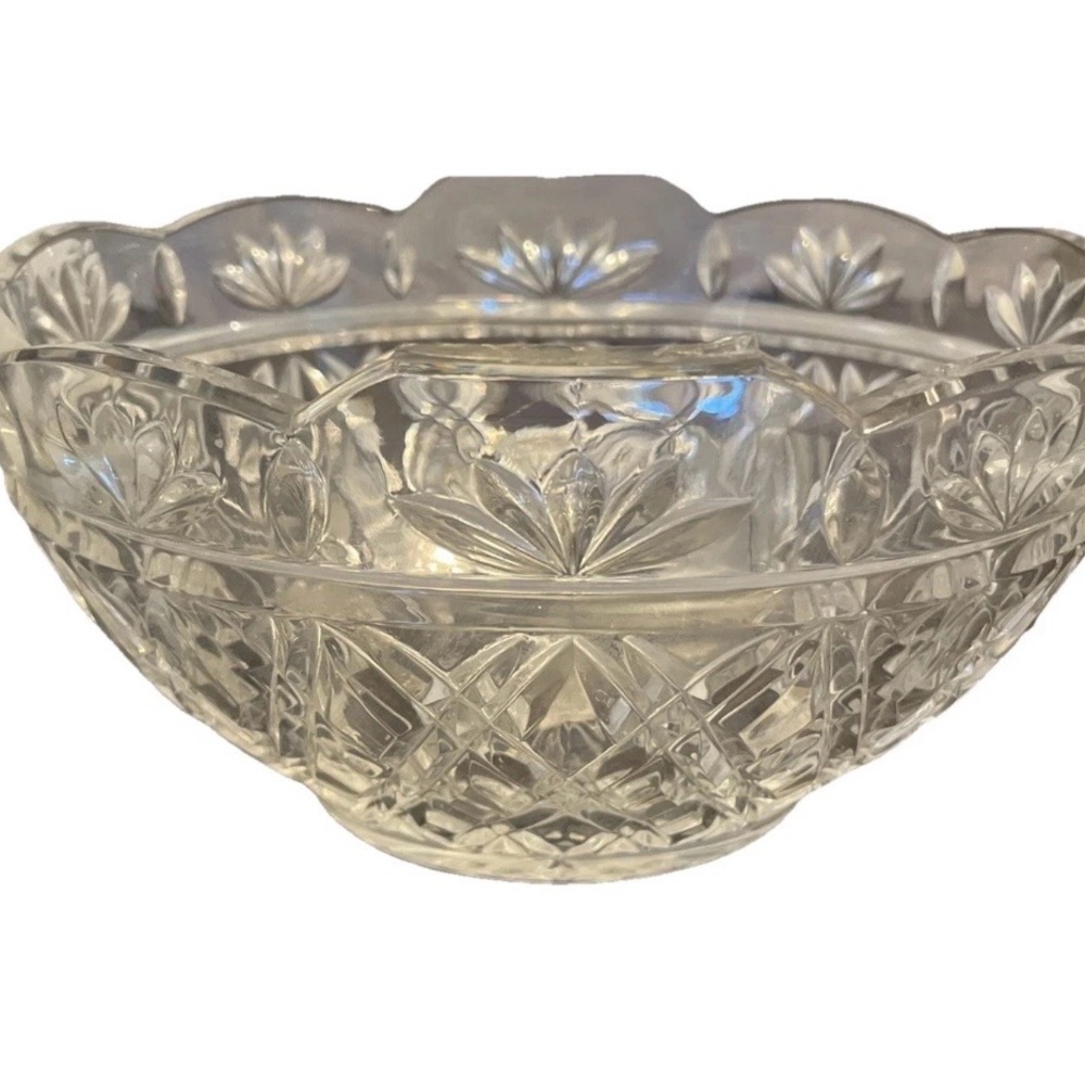 Elegant Crystal Cut Glass Bowl by Teleflora